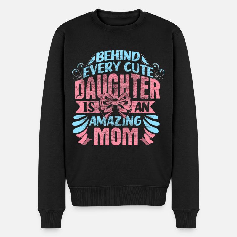 Mère Fille Meilleurs Amis Enfant - Pull Premium bio Homme - noir
