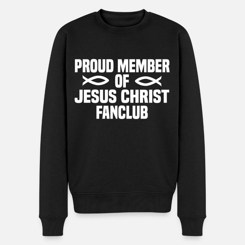 Fan Club de Jésus - Pull Premium bio Homme - noir