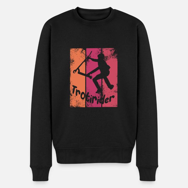 Trotirider style art - Pull Premium bio Homme - noir