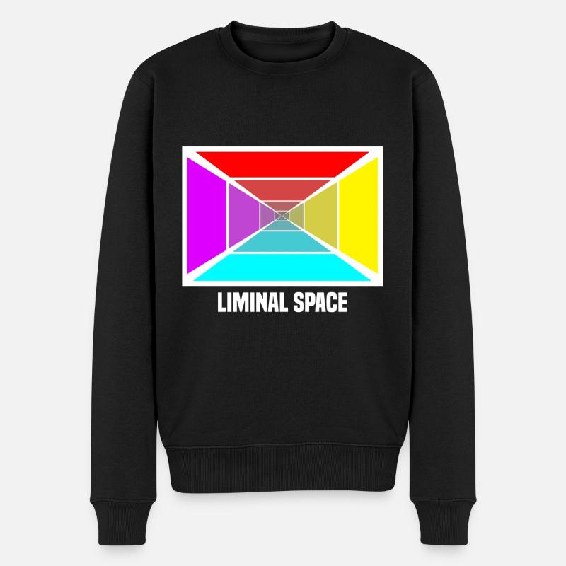 Liminal Spaces - Männer Premium Bio Pullover - Schwarz
