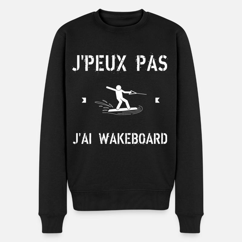 J'Peux Pas J'Ai Wakeboard - Pull Premium bio Homme - noir