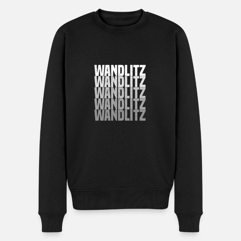 Wandlitz - Männer Premium Bio Pullover - Schwarz