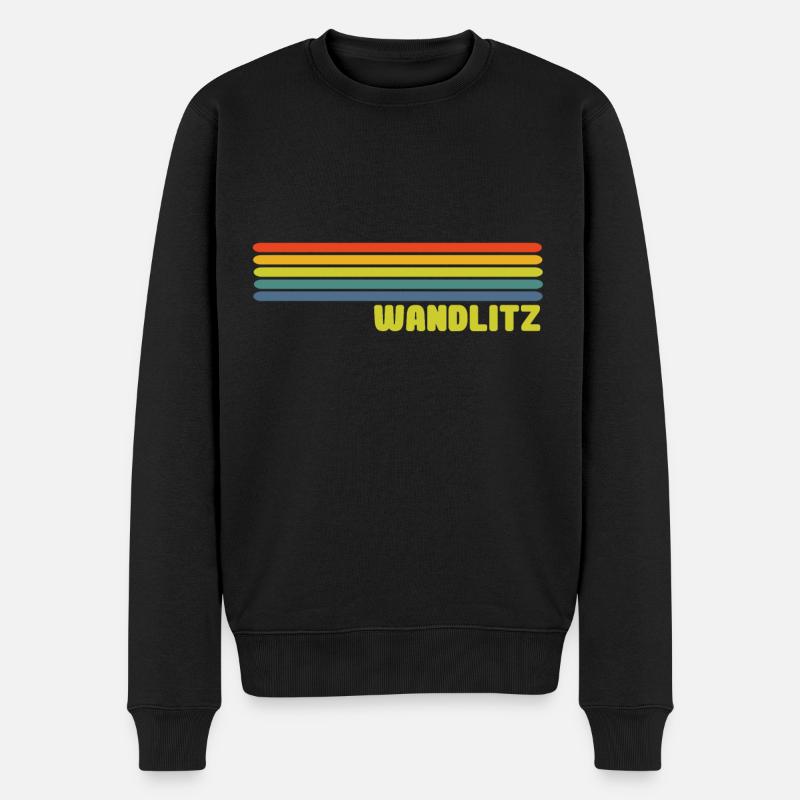 Wandlitz - Männer Premium Bio Pullover - Schwarz