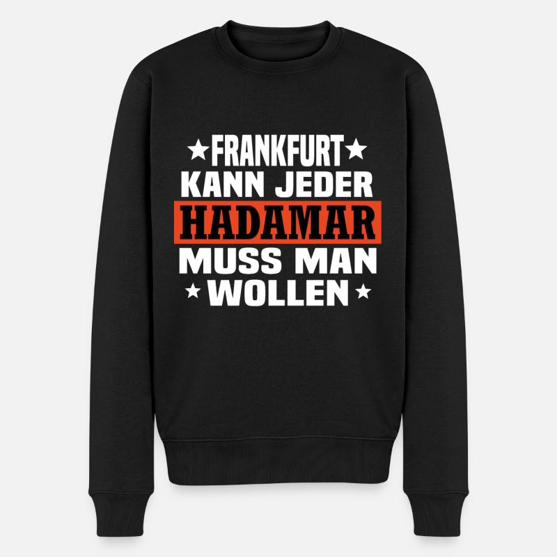 Hadamar - Männer Premium Bio Pullover - Schwarz