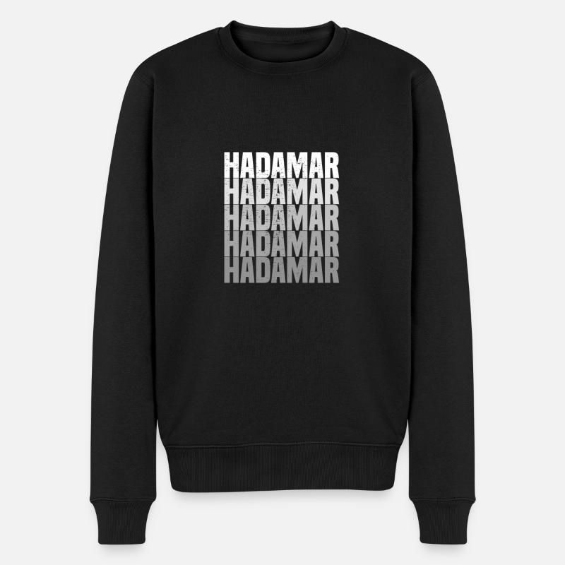 Hadamar - Männer Premium Bio Pullover - Schwarz