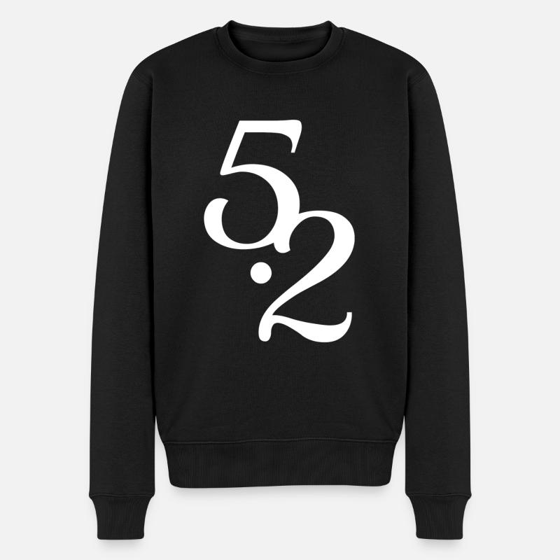 Conception humaine 5/2 Profil - Pull Premium bio Homme - noir