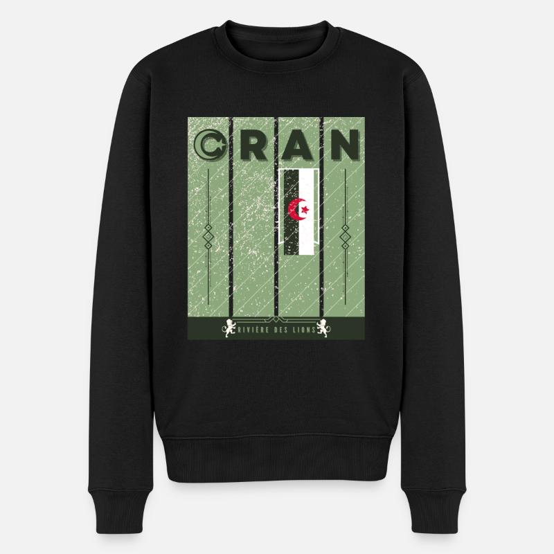 Oran Rivière des Lions - Pull Premium bio Homme - noir