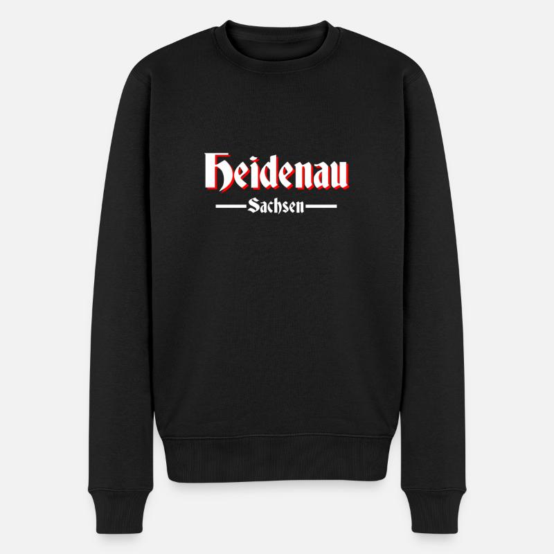Heidenau - Männer Premium Bio Pullover - Schwarz