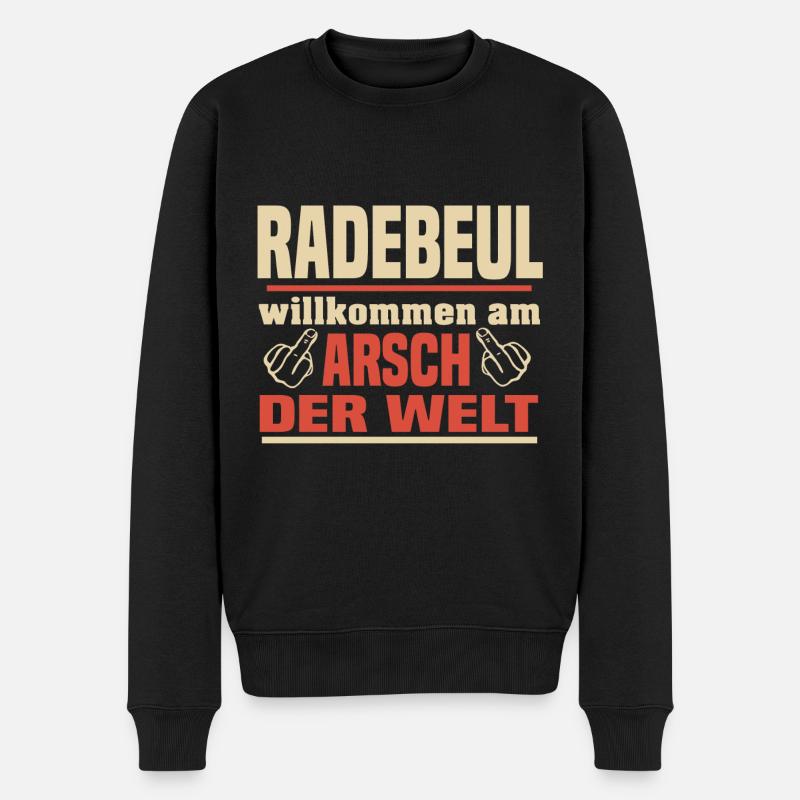 Radebeul - Männer Premium Bio Pullover - Schwarz
