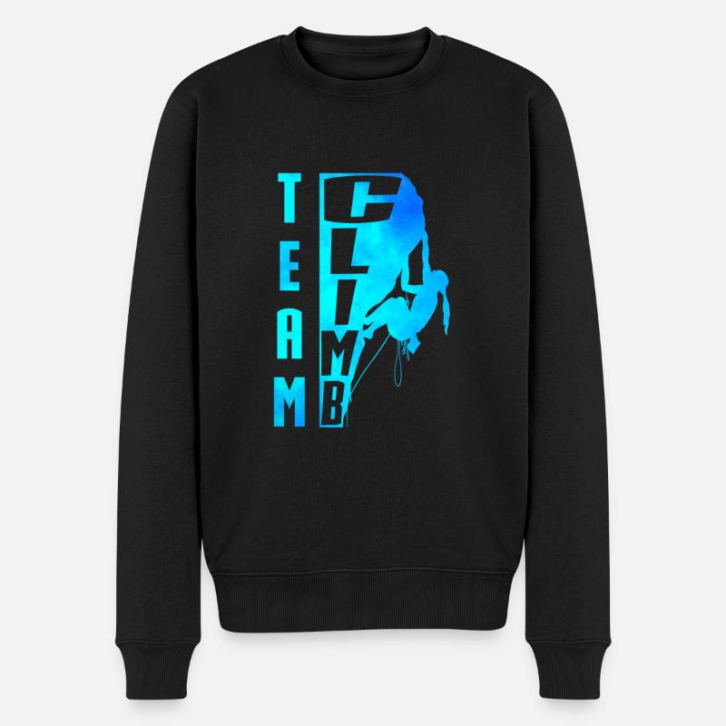 Team climb - Pull Premium bio Homme - noir