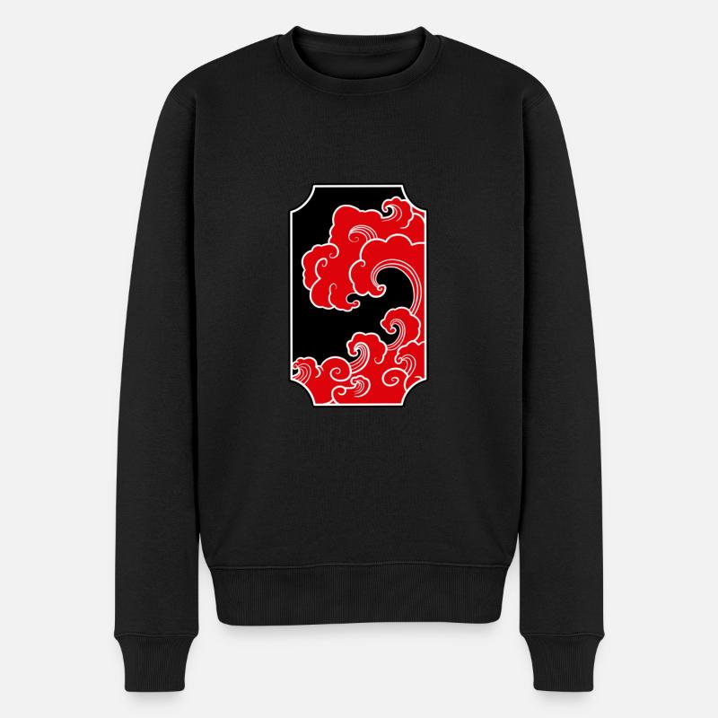 Manga art - Pull Premium bio Homme - noir
