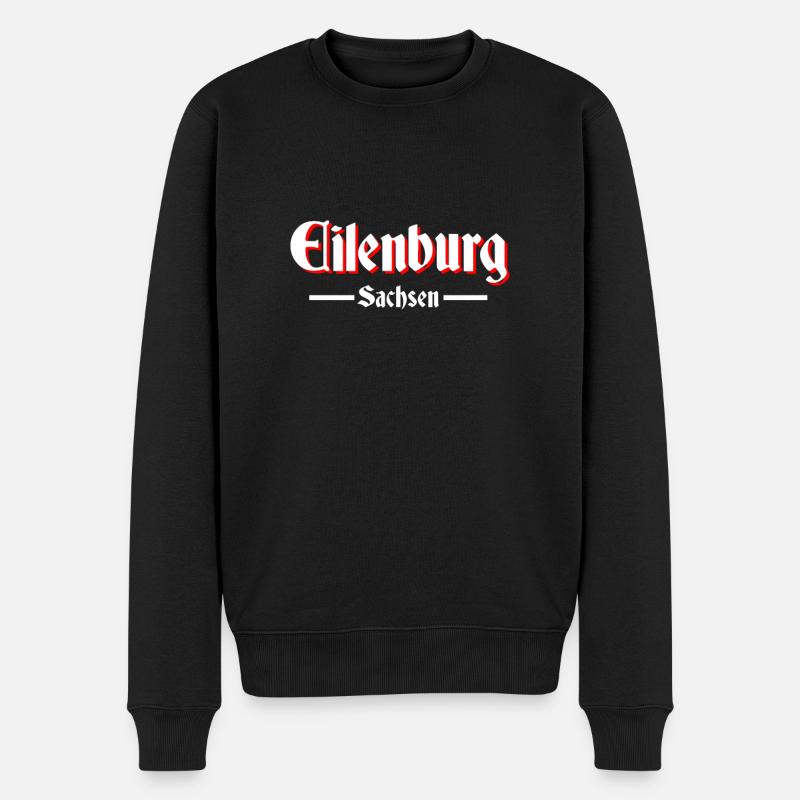 Eilenburg - Männer Premium Bio Pullover - Schwarz