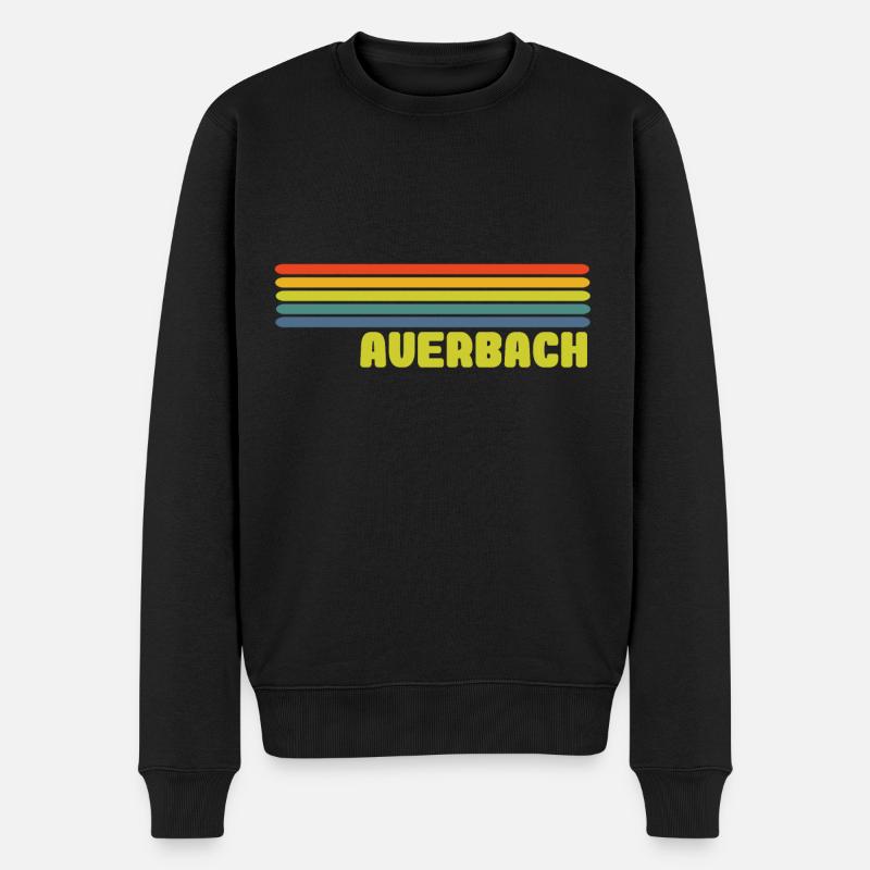 Auerbach - Männer Premium Bio Pullover - Schwarz