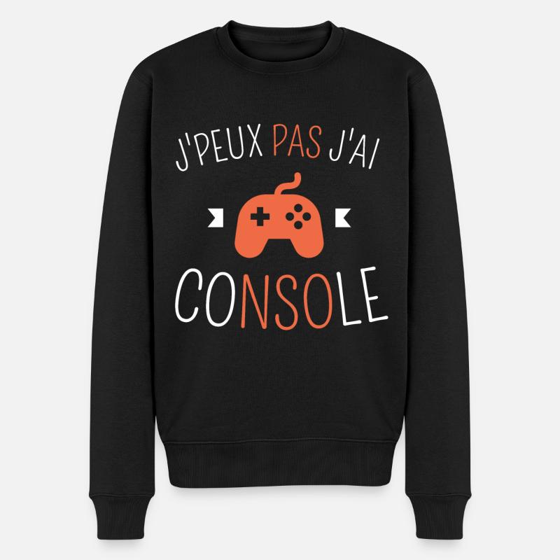 J Peux Pas J ai Console - Pull Premium bio Homme - noir