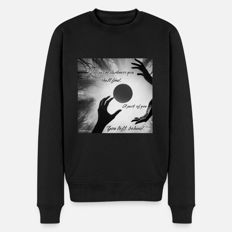 Schattenarbeit - Männer Premium Bio Pullover - Schwarz