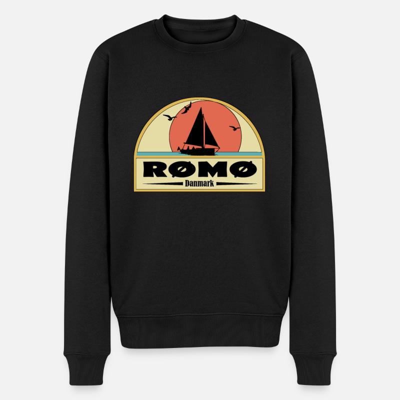 Romo Romo Danemark - Pull Premium bio Homme - noir