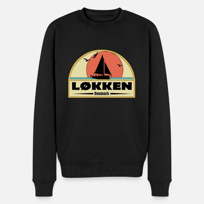 Lokken Lökken - Männer Premium Bio Pullover - Schwarz