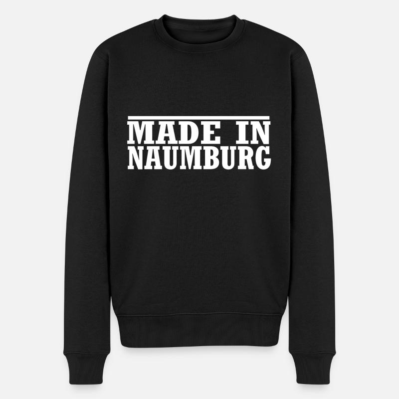 naumburg - Männer Premium Bio Pullover - Schwarz