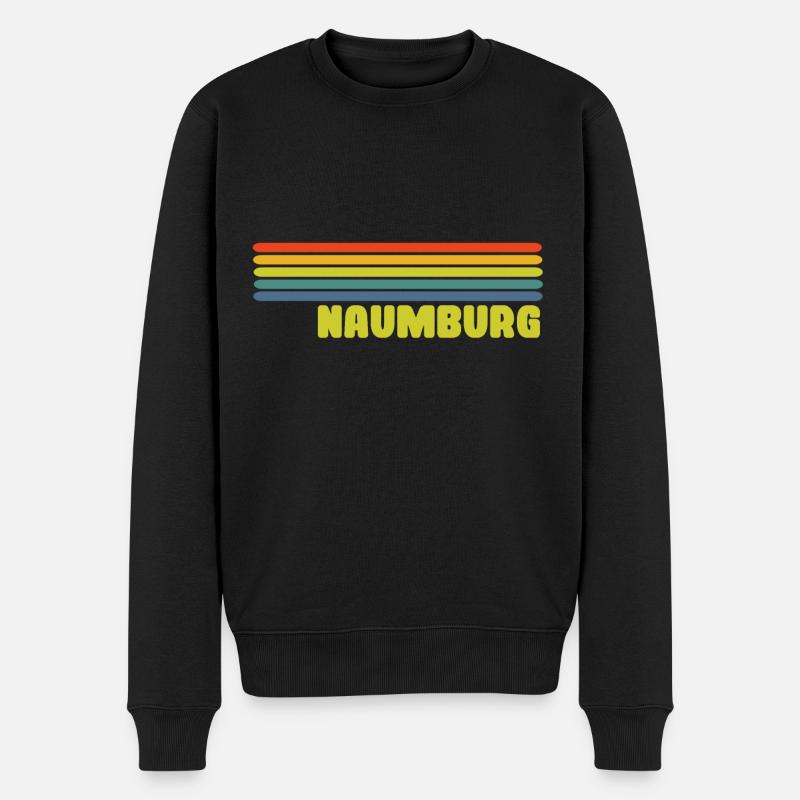 naumburg - Männer Premium Bio Pullover - Schwarz
