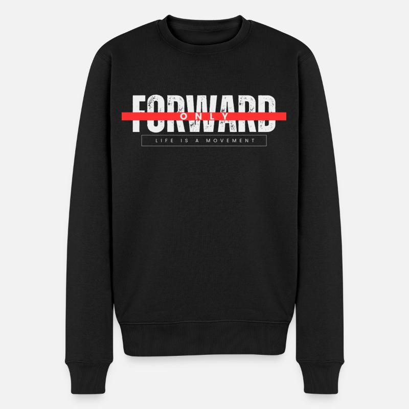 ONLY FORWARD - Men's Premium Organic Jumper - black