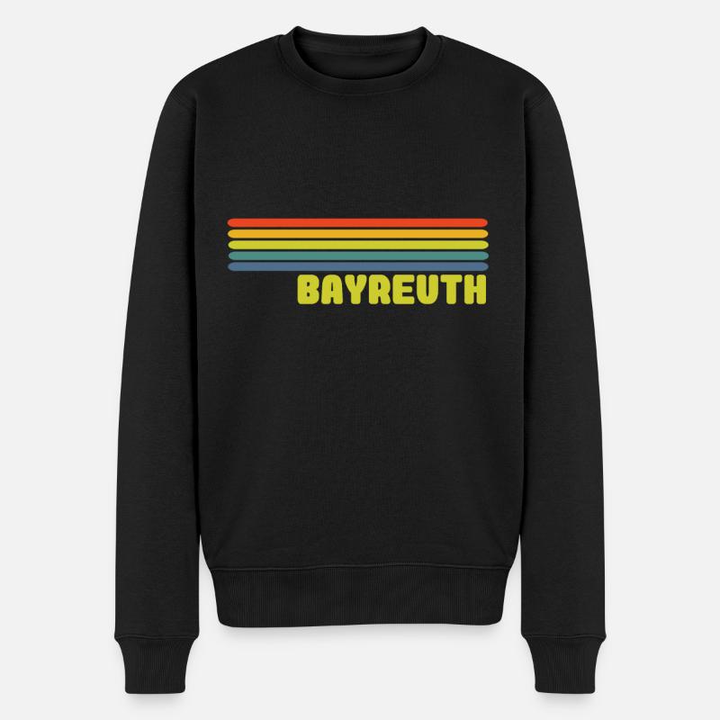 Bayreuth - Männer Premium Bio Pullover - Schwarz