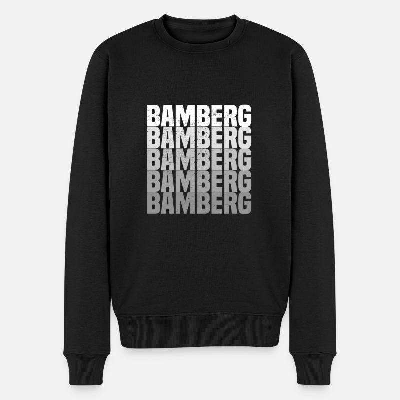 Bamberg - Männer Premium Bio Pullover - Schwarz