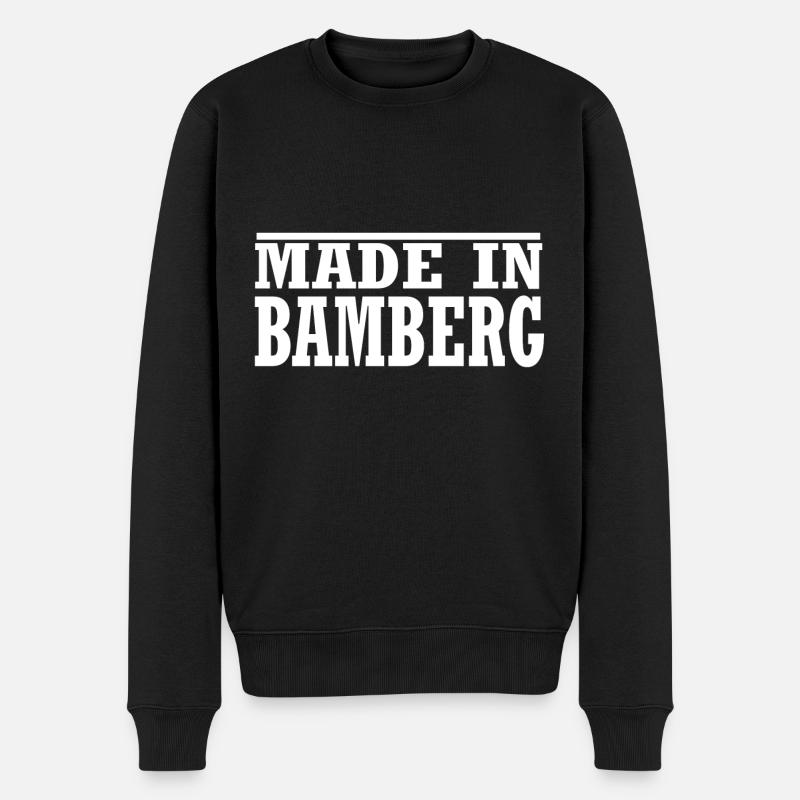 Bamberg - Männer Premium Bio Pullover - Schwarz