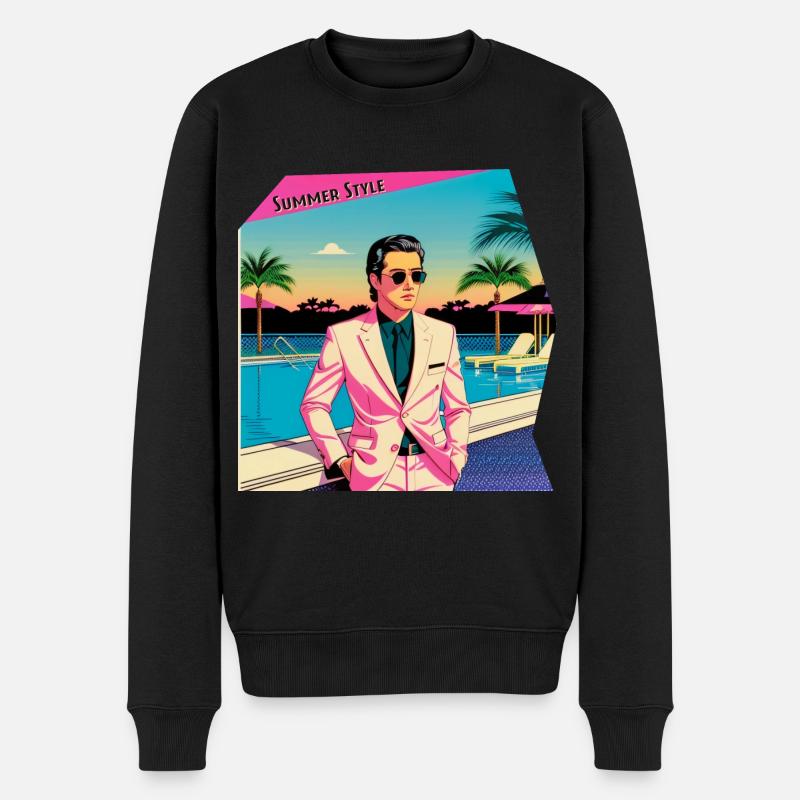 Style d’été - Pull Premium bio Homme - noir