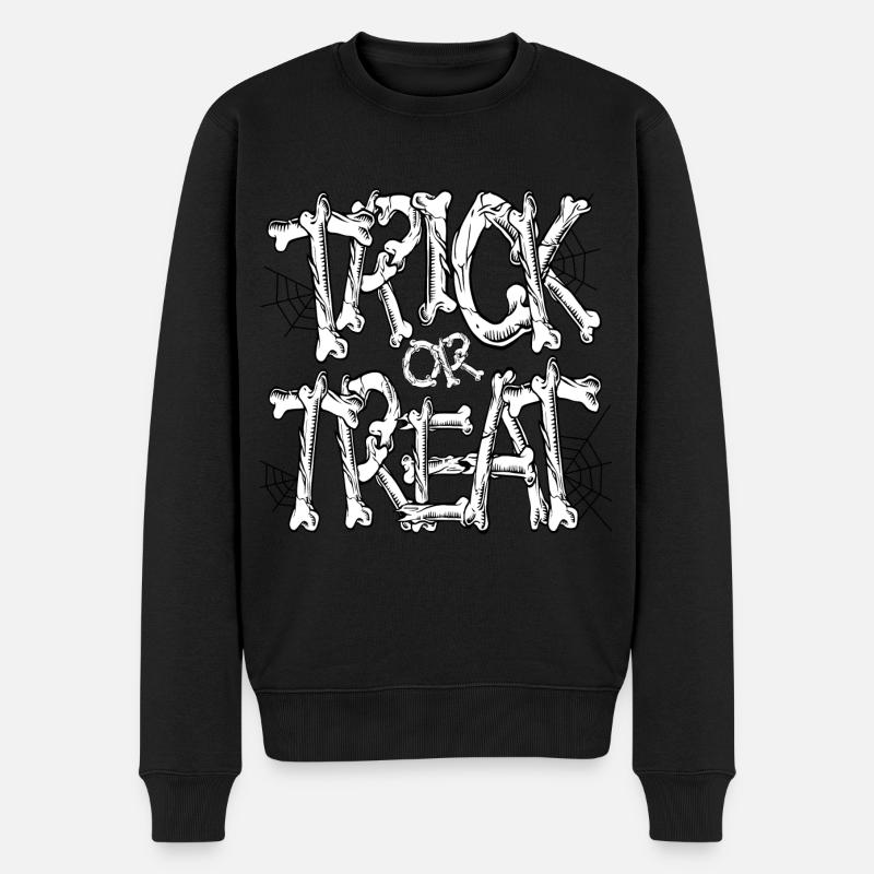Trick or treat - Pull Premium bio Homme - noir