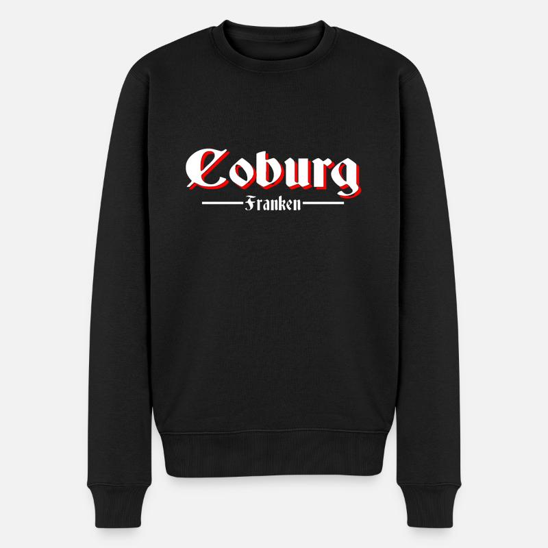 Coburg - Männer Premium Bio Pullover - Schwarz