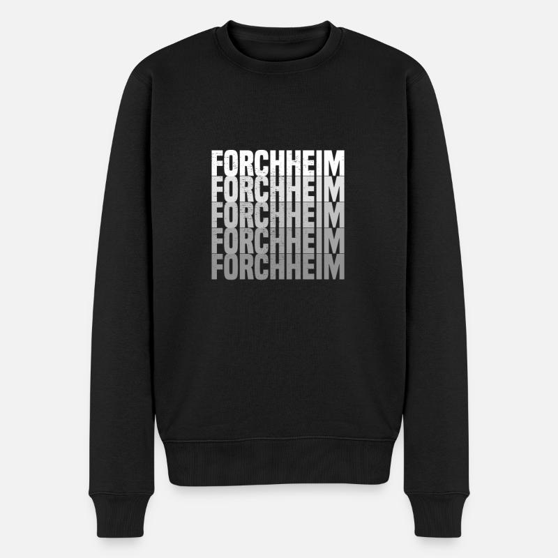 Forchheim - Männer Premium Bio Pullover - Schwarz