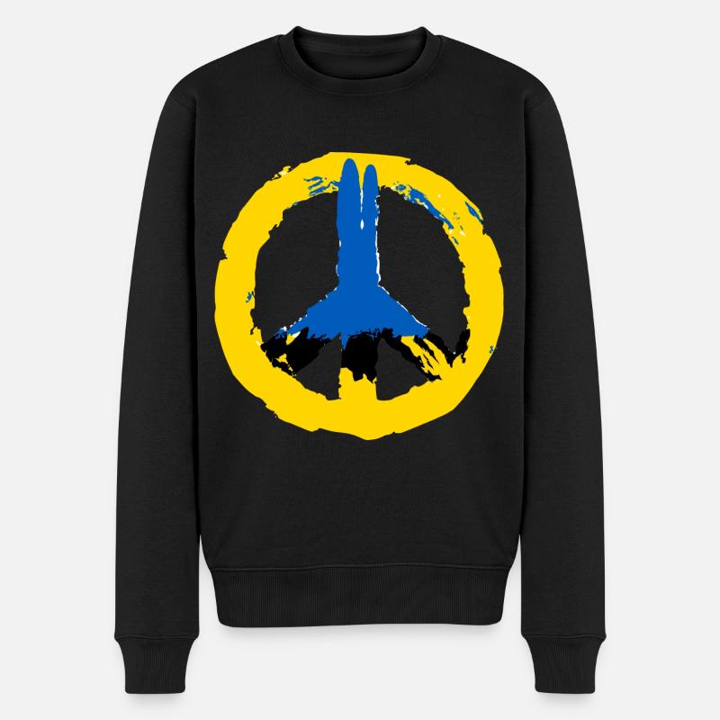 Ukraine Paix - Pull Premium bio Homme - noir