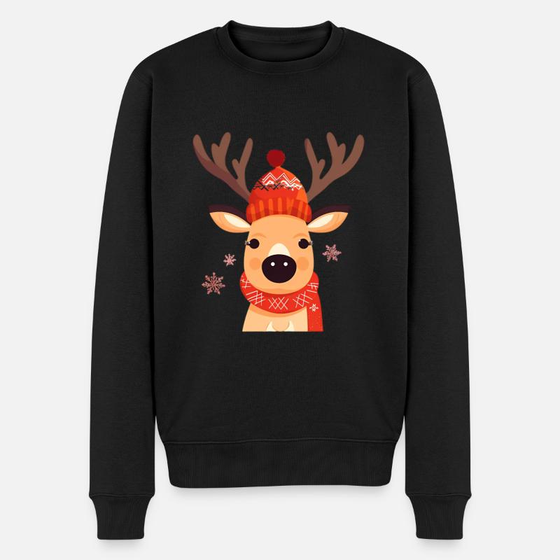 Renne - Pull Premium bio Homme - noir