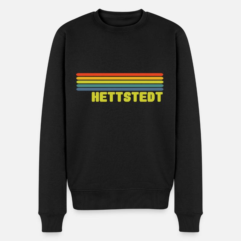 Hettstedt - Männer Premium Bio Pullover - Schwarz