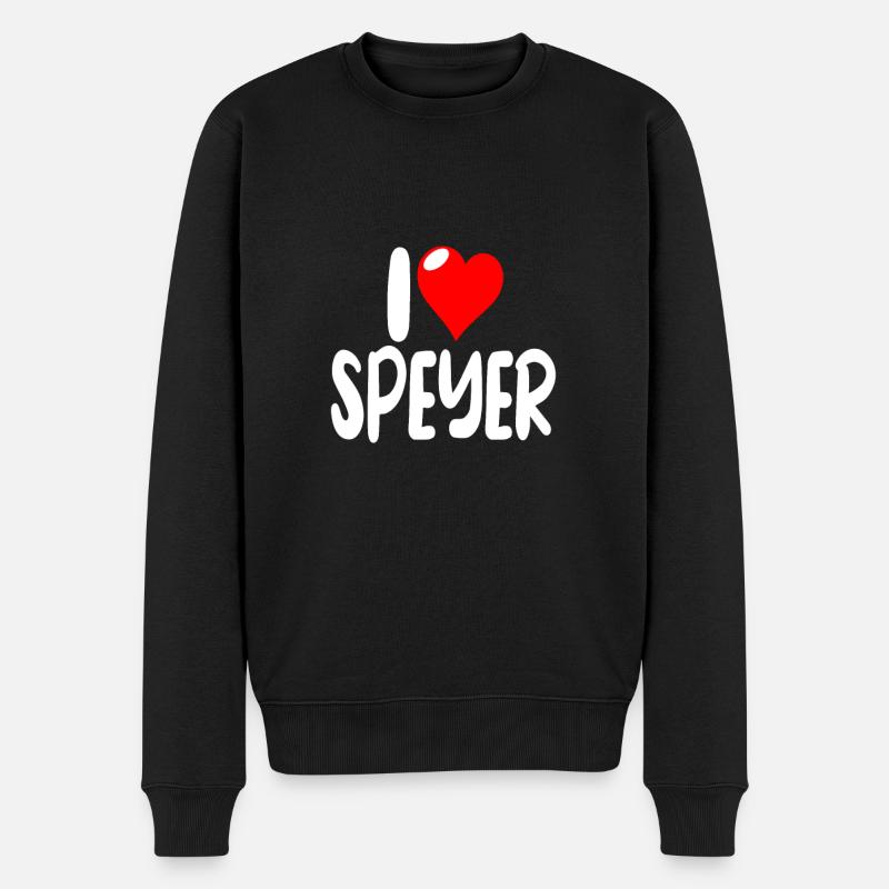 Speyer - Männer Premium Bio Pullover - Schwarz