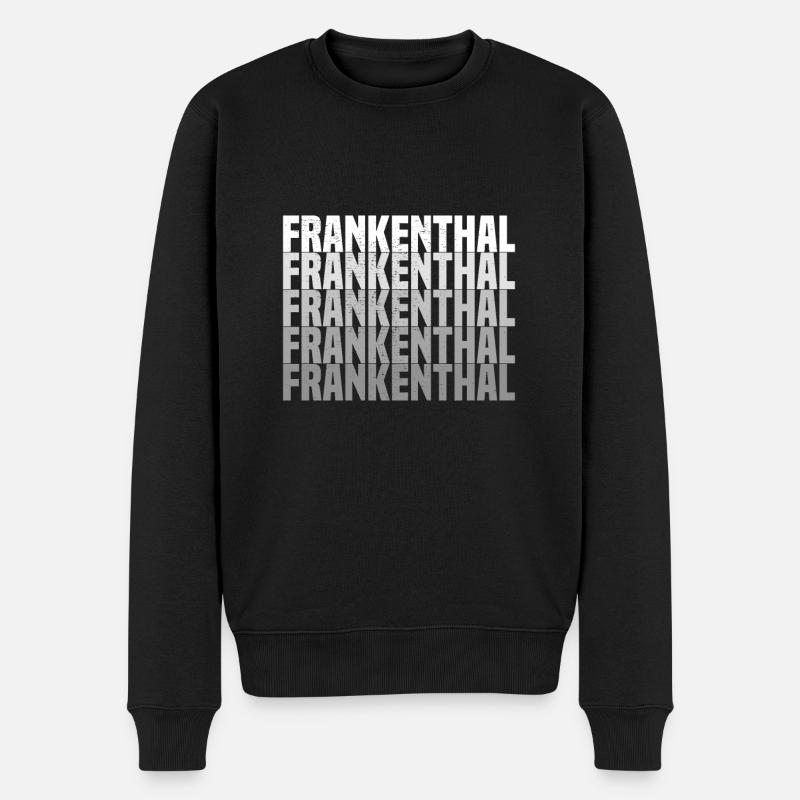 Frankenthal - Männer Premium Bio Pullover - Schwarz