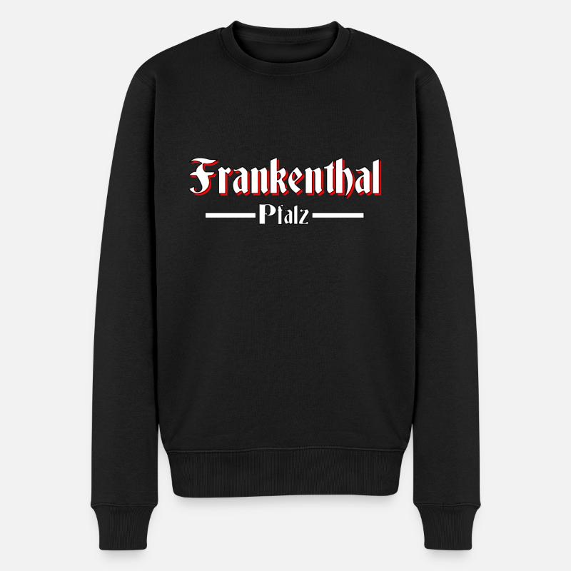 Frankenthal - Männer Premium Bio Pullover - Schwarz