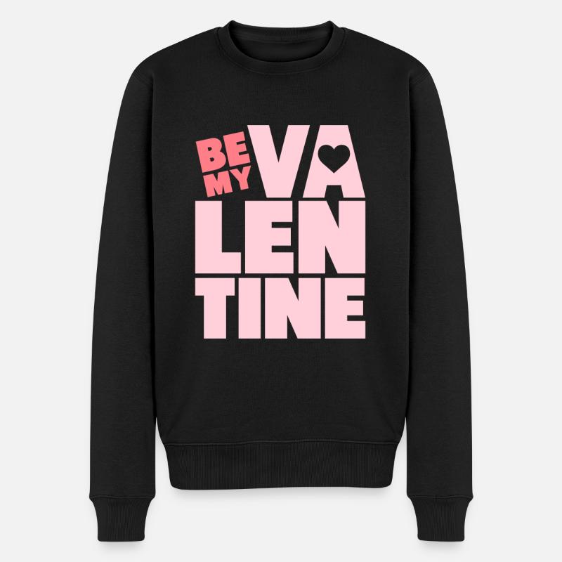 Valentines - Pull Premium bio Homme - noir