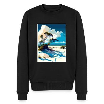 Gulf Islands National Seashore Florida Souvenir - Männer Premium Bio Pullover - Schwarz - Vorne - Nico (187cm)