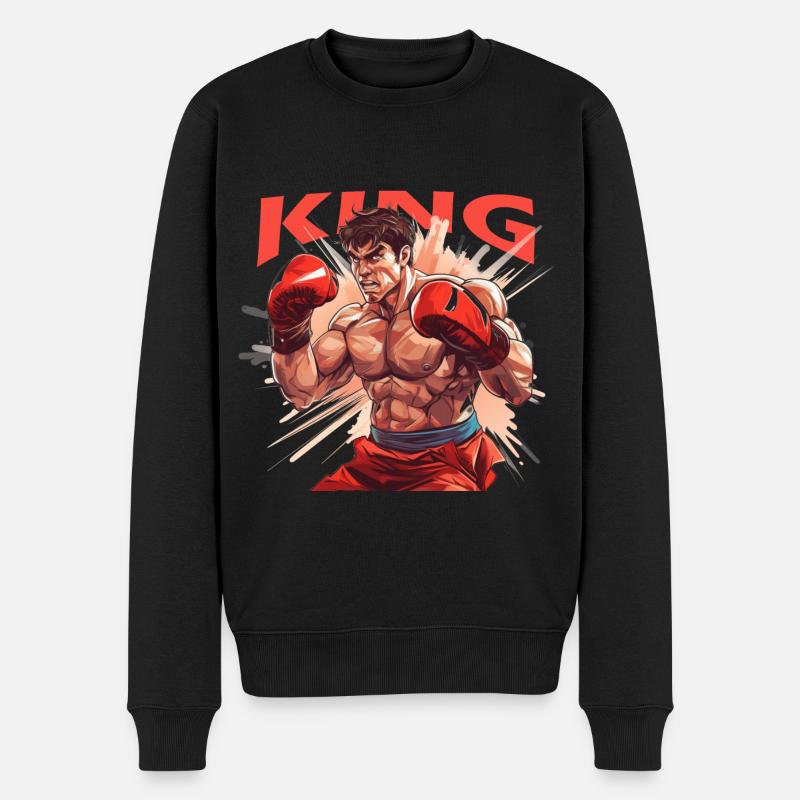 Boxeur - Pull Premium bio Homme - noir