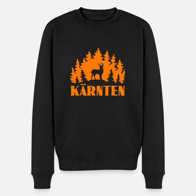Kärnten - Männer Premium Bio Pullover - Schwarz