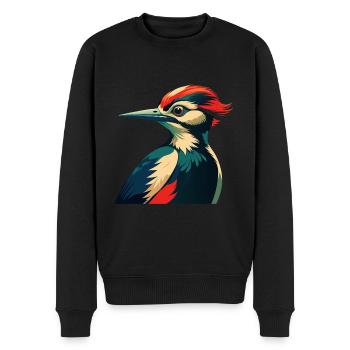 Pic Personnage De Dessin Animé Animal De Compagnie Coloré - Pull Premium bio Homme - noir - Devant - Nico (187cm)
