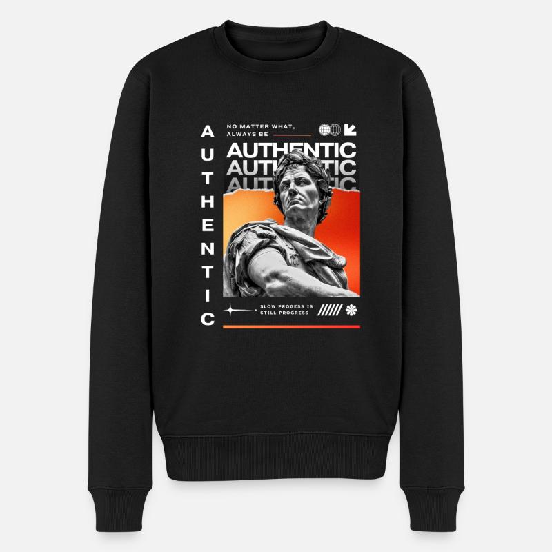 Authentique - Pull Premium bio Homme - noir