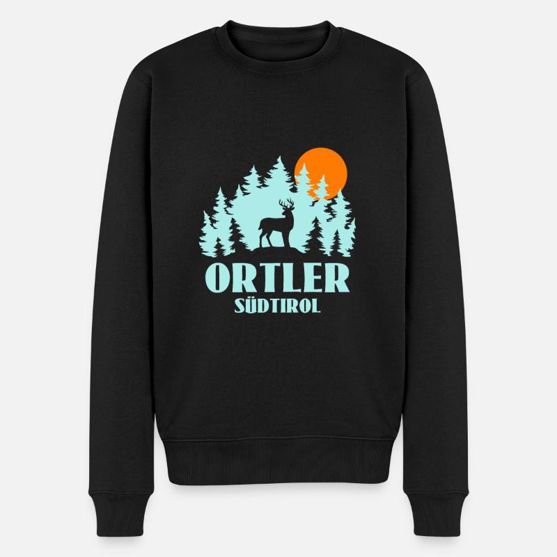 Ortler - Pull Premium bio Homme - noir