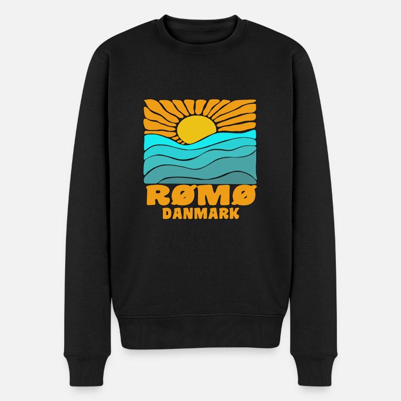 Romo Römo - Pull Premium bio Homme - noir