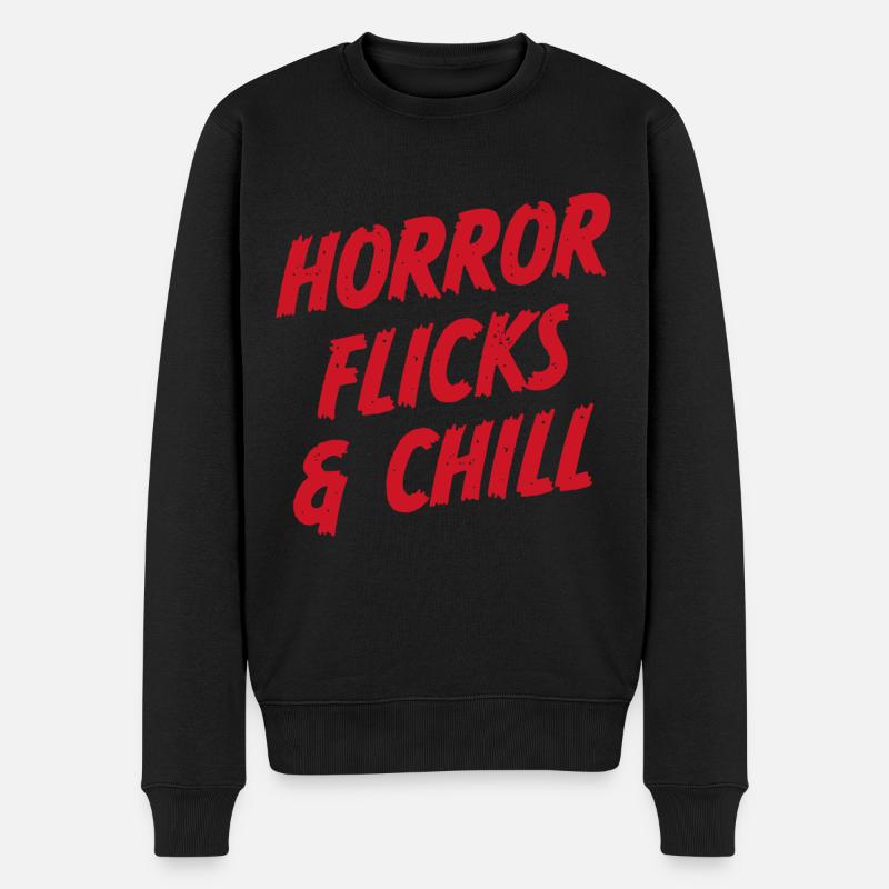 Films d’horreur et frisson - Pull Premium bio Homme - noir