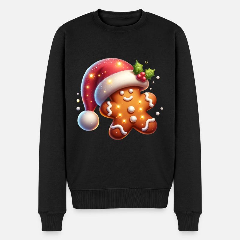 Gingerbread - Pull Premium bio Homme - noir