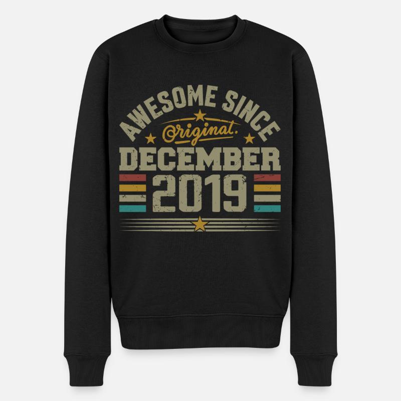 Anniversaire Janvier 2019 - Pull Premium bio Homme - noir