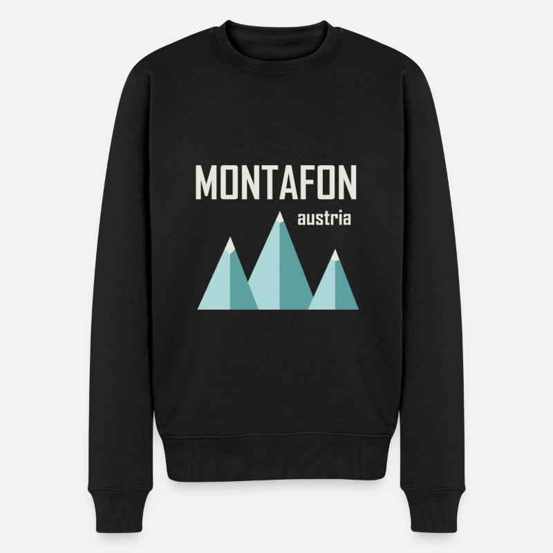 Minimal Montafon - Pull Premium bio Homme - noir