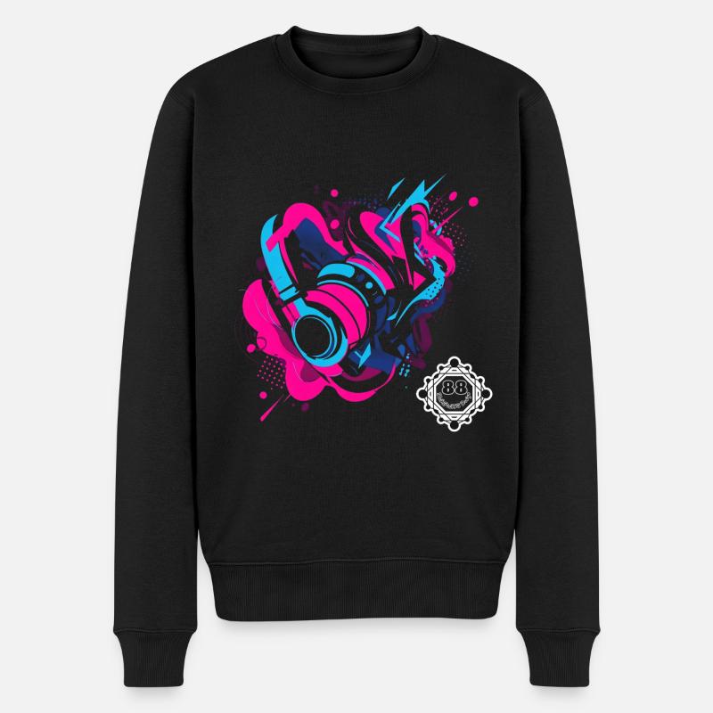 Musique 2 - Pull Premium bio Homme - noir